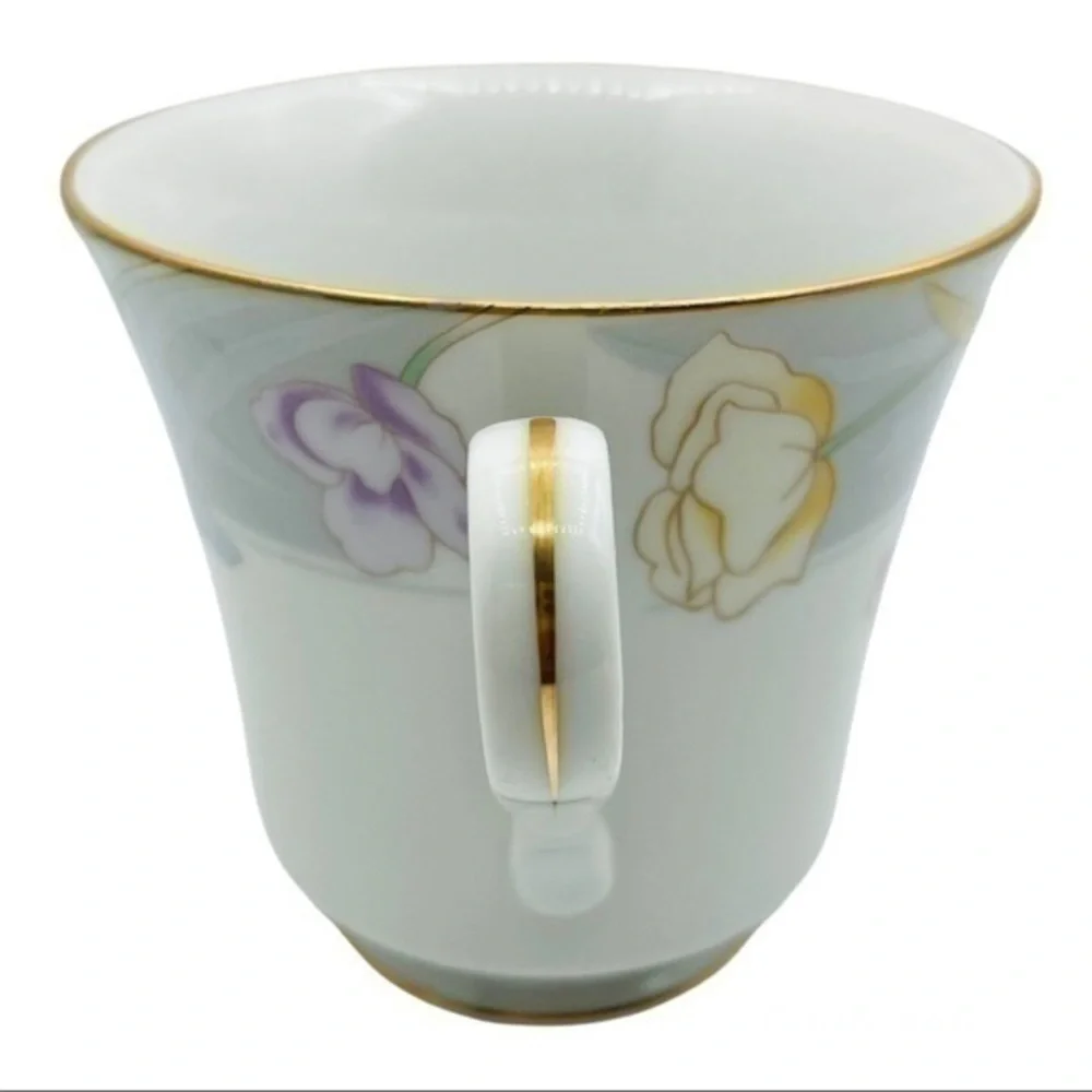 Vintage MIKASA CHARISMA Porcelain Tea Cup & Saucer - 2 pc Set